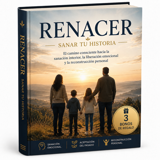 Renacer: aceptar tu historia, reconstruye tu vida + 3 bonos exclusivos de regalo